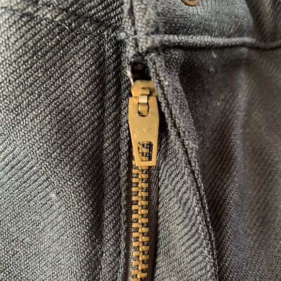 VTG Levi’s 10517 Blue Dacron 520 Gold & Black Tab Pants 70s Scoville Mens 34x32 - Picture 7 of 16